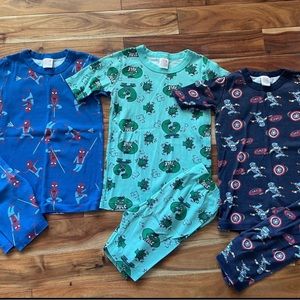 Hanna Andersson size 140 Disney Marvel Avengers short johns